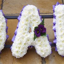 Funeral Flower Letters