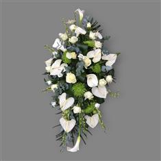 Simply White casket spray