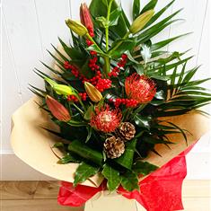 Festive lily all wrapped up 